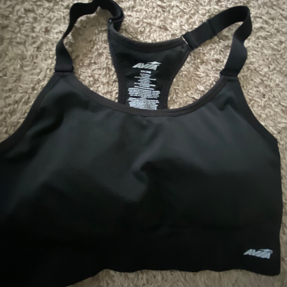 Black Avia sports bra